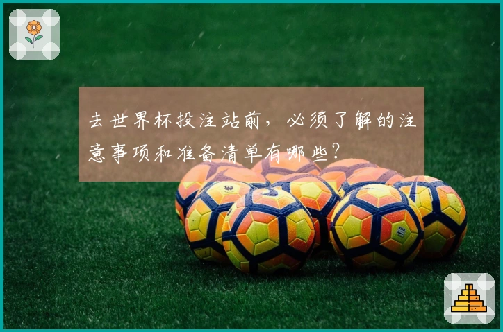 去世界杯投注站前，必须了解的注意事项和准备清单有哪些？